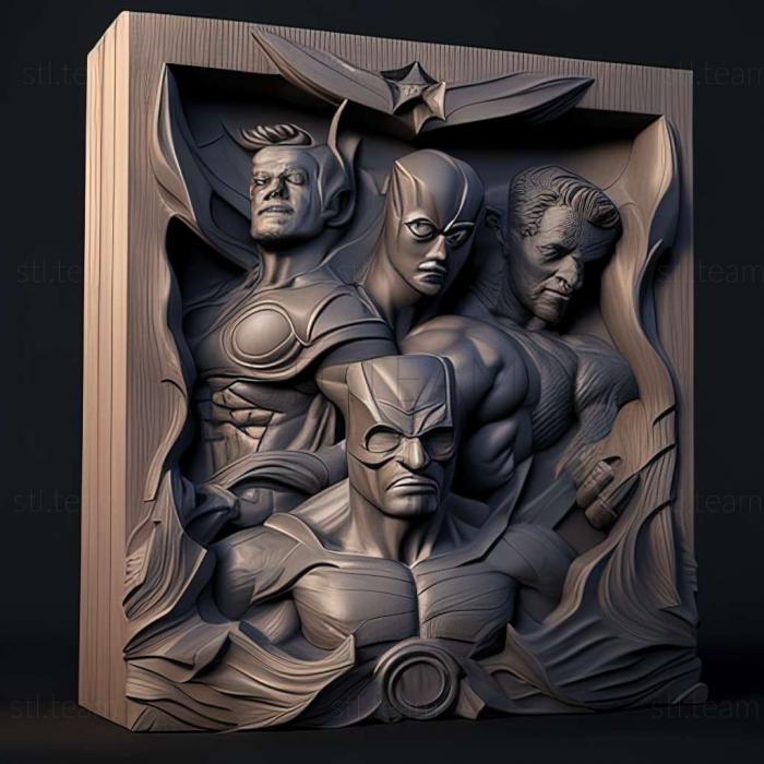 3D model Marvel Heroes game (STL)